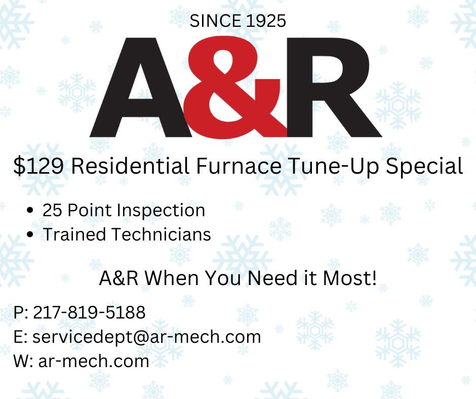 $129 Residential Furnace Tune-Up Special