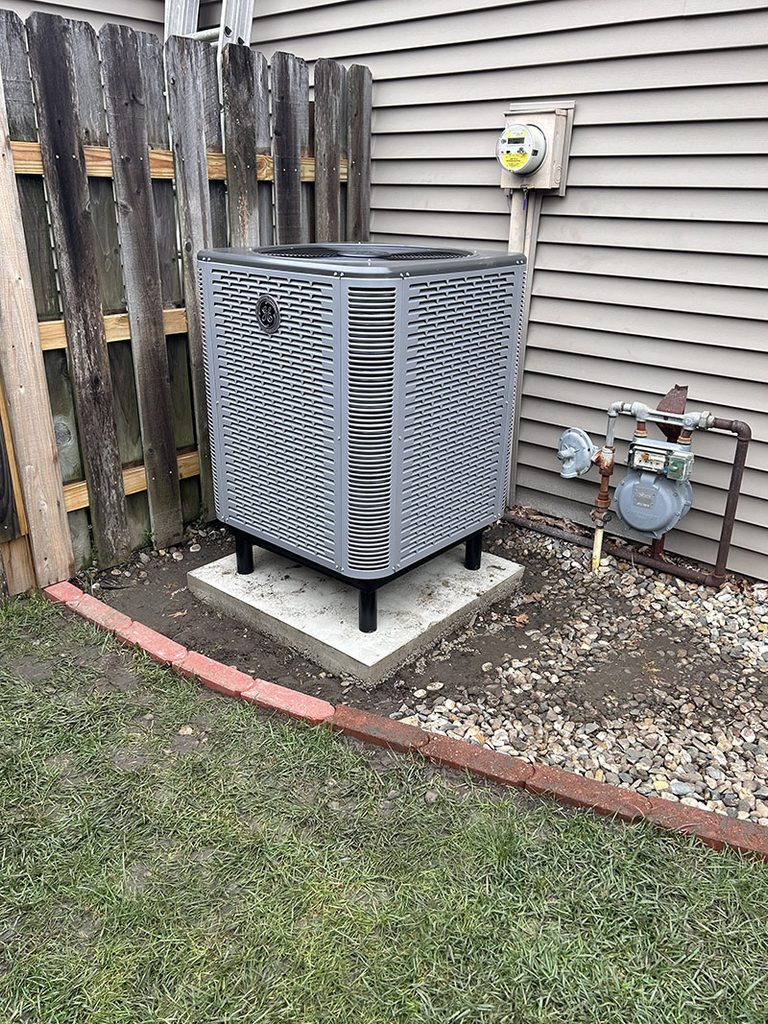 Residential HVAC system installed by A&R Mechanical Contractors